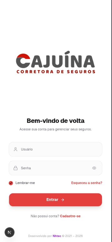 Aplicativo Cajuína